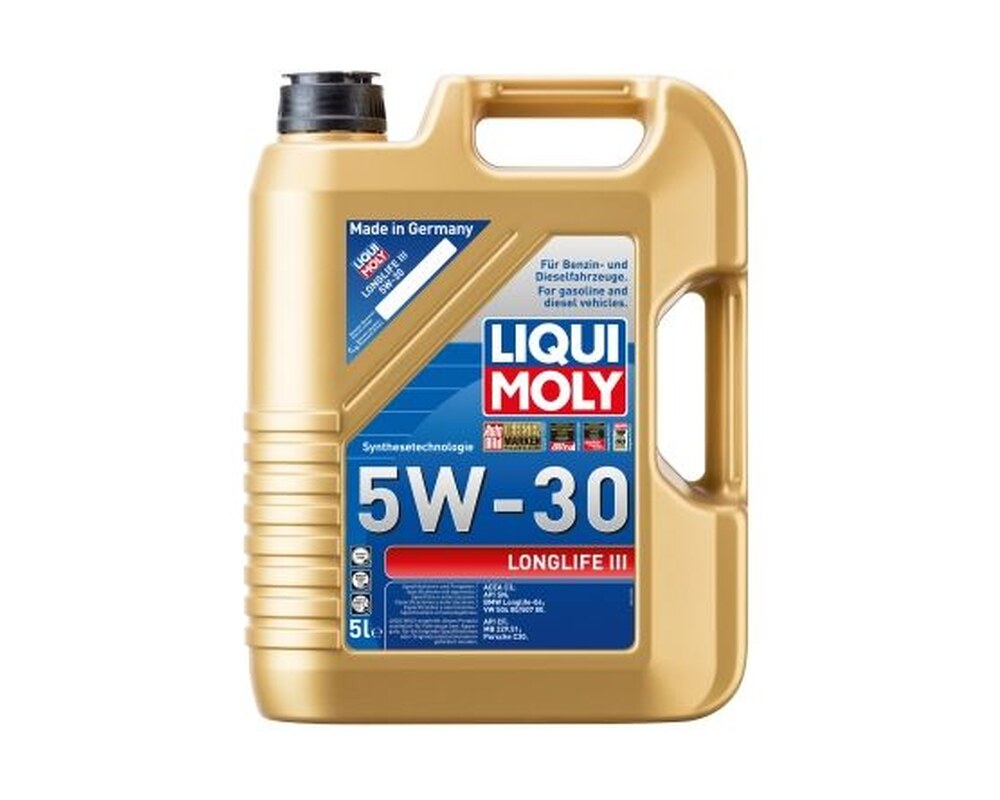 Huile moteur Liqui Moly réf. 20822 — bidon 5 L, à choisir selon la préconisation du constructeur